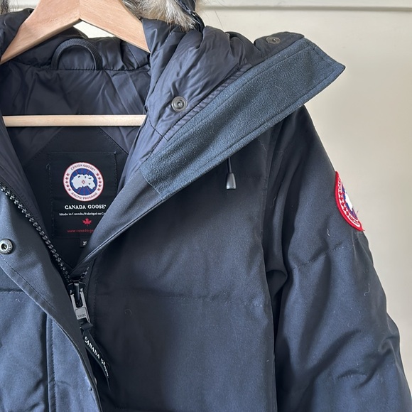 New Canada Goose Shelburne fur trim quilted puffer jacket - Picture 7 of 16